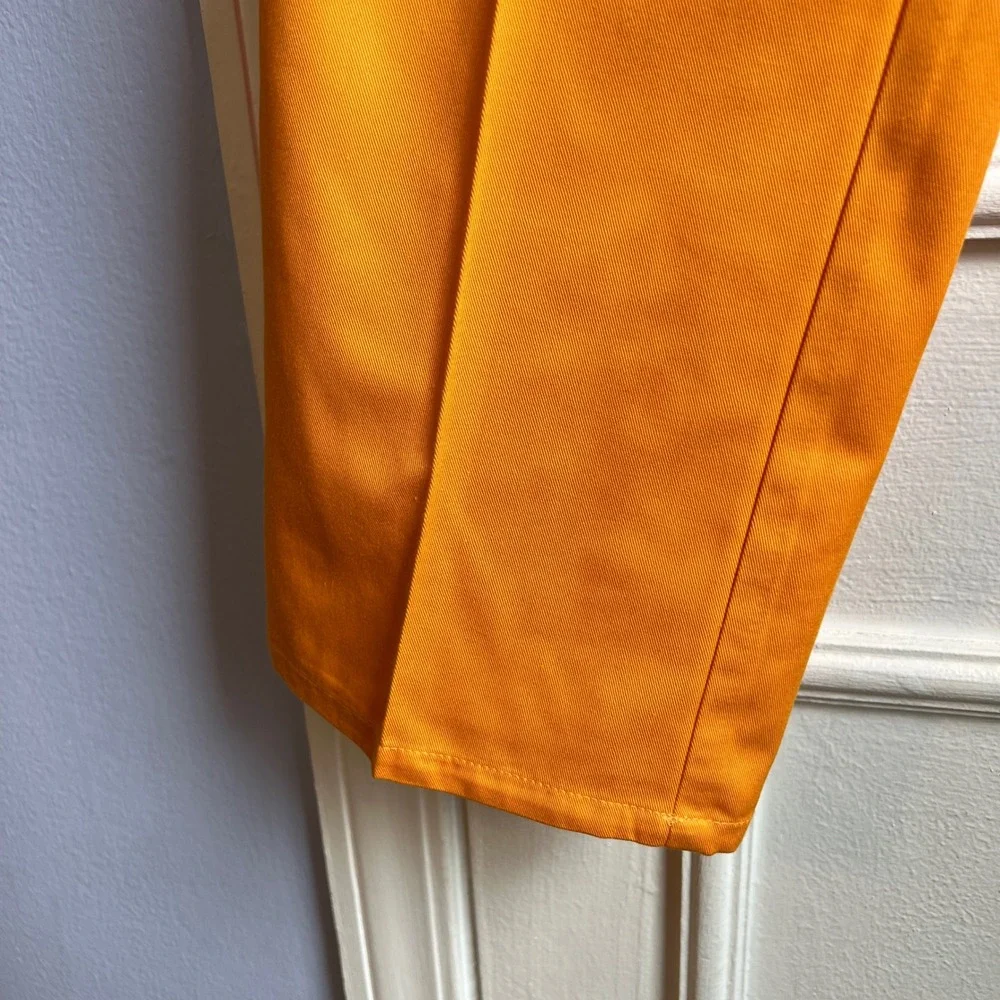 NWT 70s Vintage Izod Lacoste Pants Preppy Bright Orange Men's‎ Size Medium 30x36